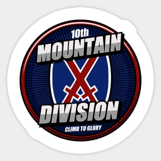 10th Mountain Division Sticker